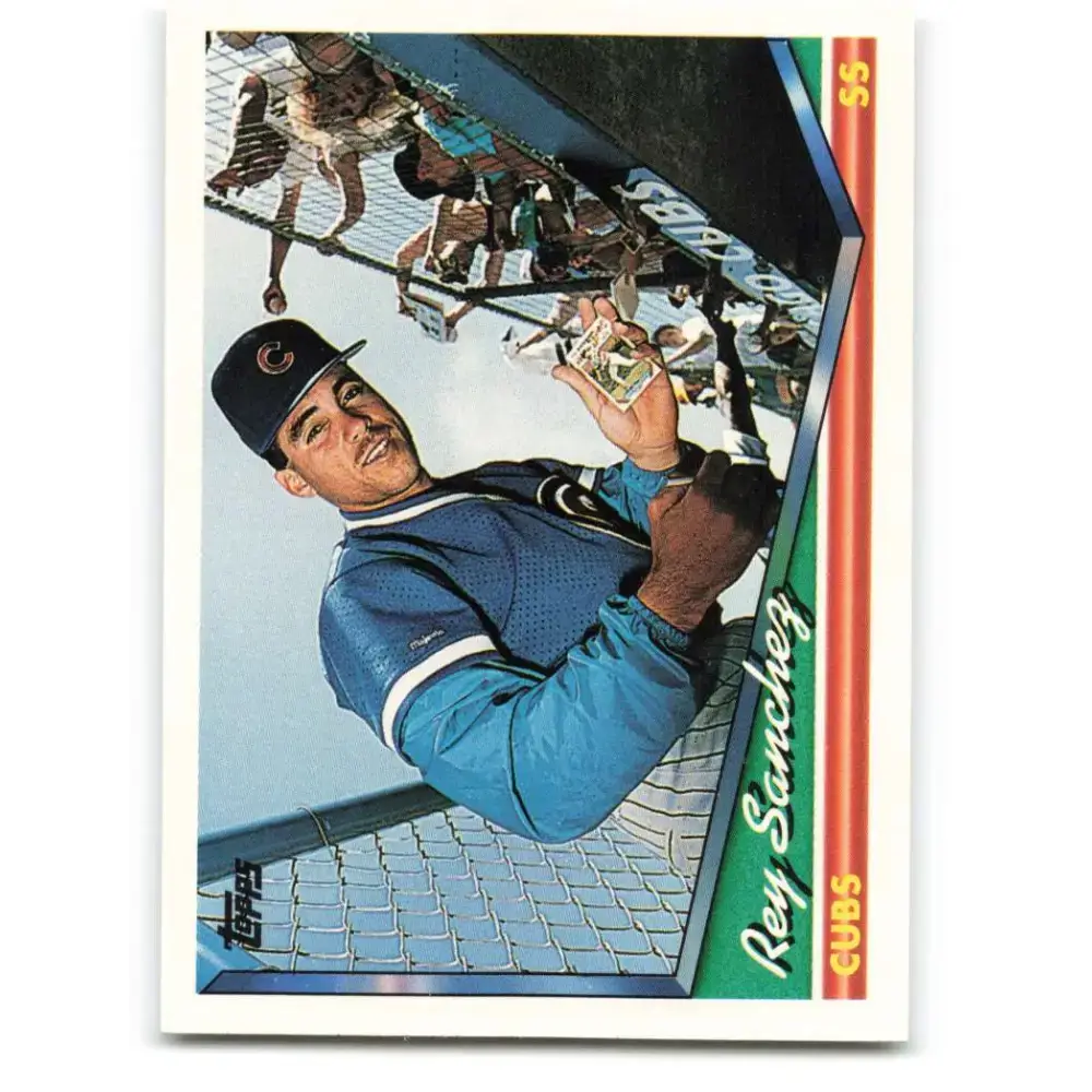 1994 Topps #422 Rey Sanchez EX Excellent Chicago Cubs Baseball Card - Baseball Card Single