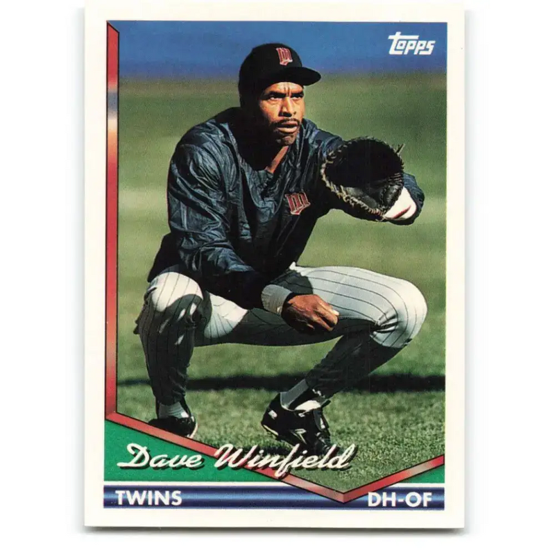 1994 Topps #430 Dave Winfield EX Excellent Minnesota Twins Baseball Card - Baseball Card Single