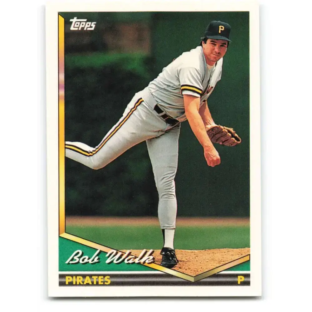 1994 Topps #434 Bob Walk EX Excellent Pittsburgh Pirates Baseball Card - Baseball Card Single