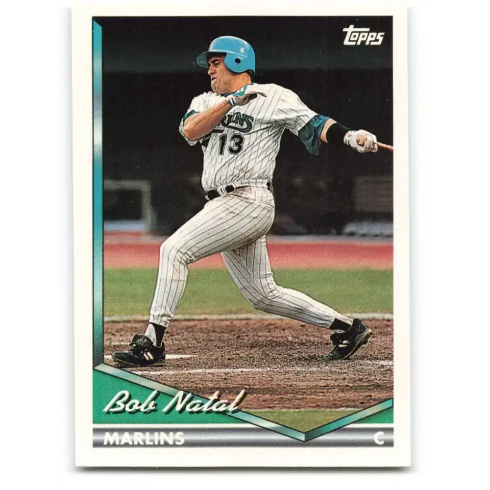 1994 Topps #437 Bob Natal EX Excellent Florida Marlins Baseball Card - Baseball Card Single