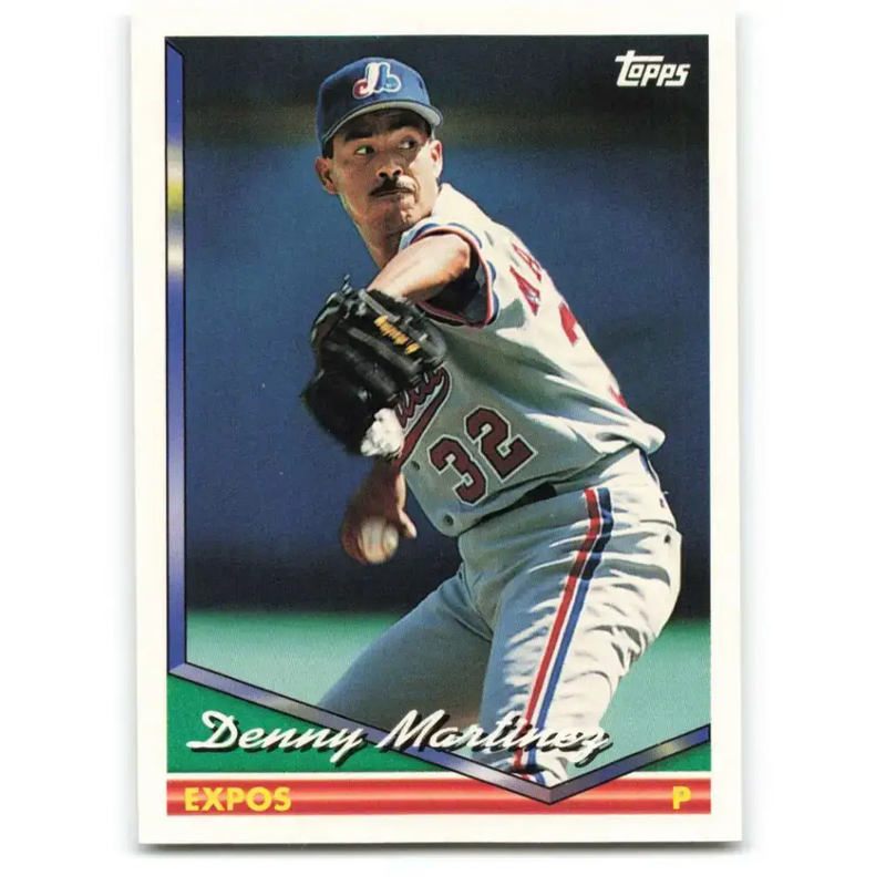 1994 Topps #440 Dennis Martinez EX Excellent Montreal Expos Baseball Card - Baseball Card Single