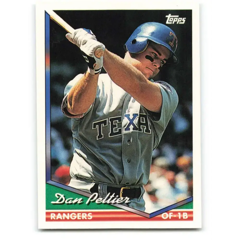 1994 Topps #441 Dan Peltier EX Excellent Texas Rangers Baseball Card - Baseball Card Single