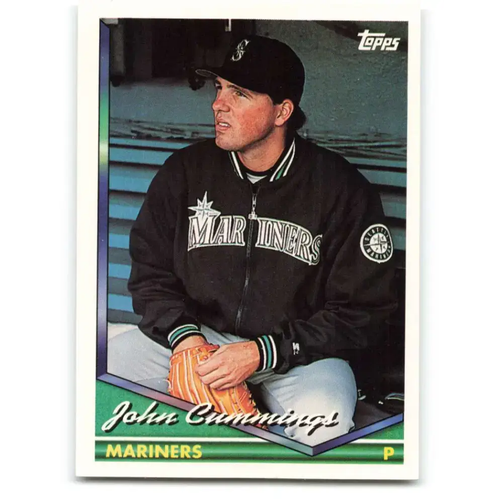 1994 Topps #443 John Cummings EX Excellent Seattle Mariners Baseball Card - Baseball Card Single