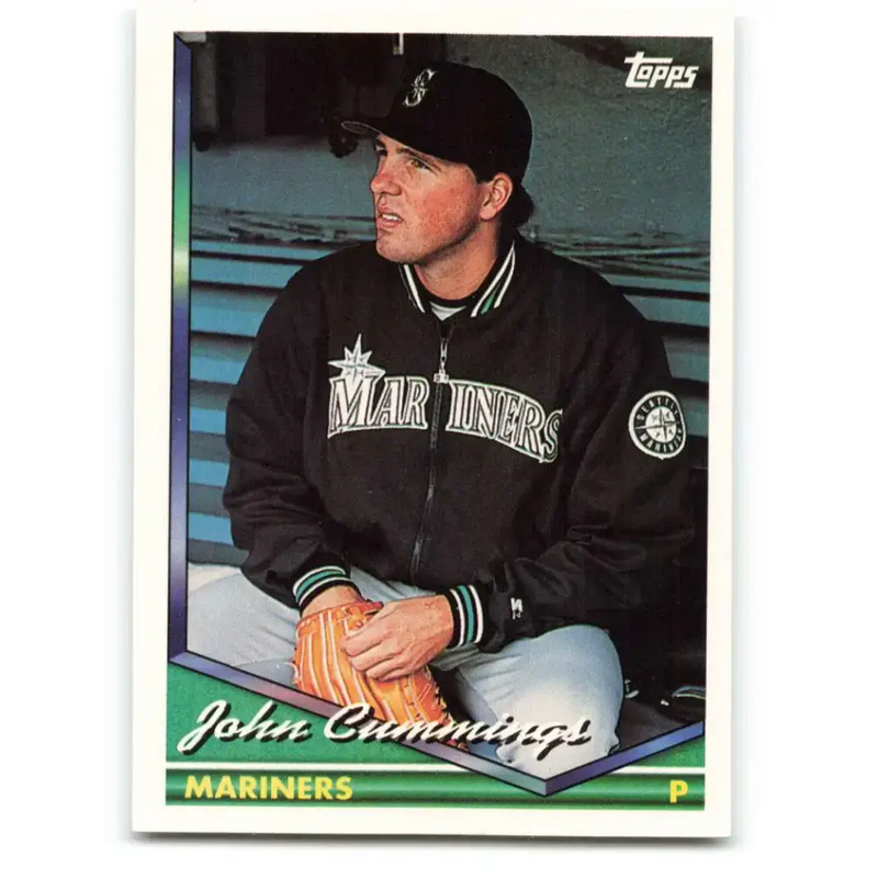 1994 Topps #443 John Cummings EX Excellent Seattle Mariners Baseball Card - Baseball Card Single