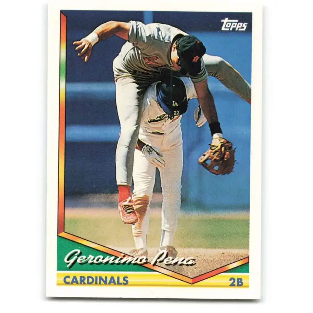 1994 Topps #444 Geronimo Pena EX Excellent St. Louis Cardinals Baseball Card - Baseball Card Single