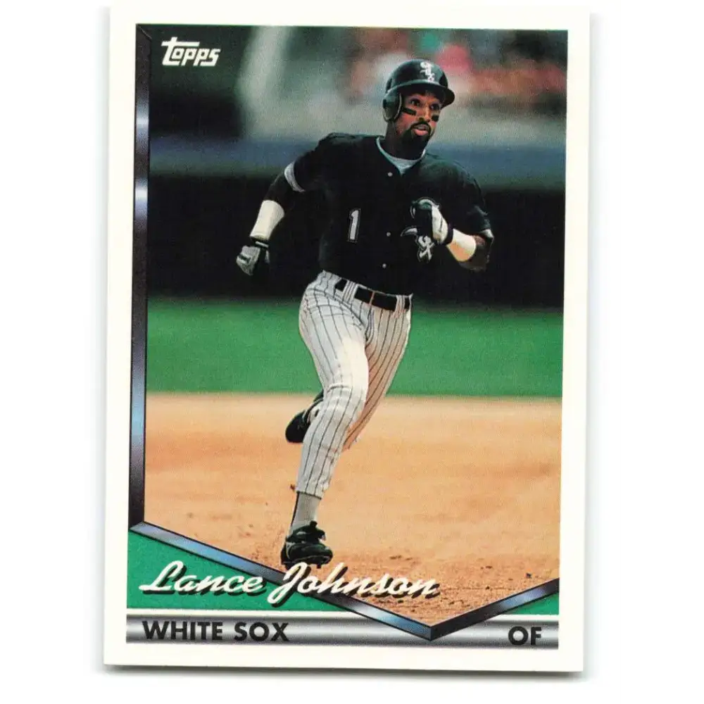 1994 Topps #452 Lance Johnson EX Excellent Chicago White Sox Baseball Card - Baseball Card Single