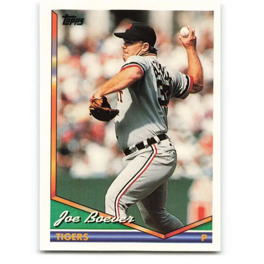 1994 Topps #467 Joe Boever EX Excellent Detroit Tigers Baseball Card
