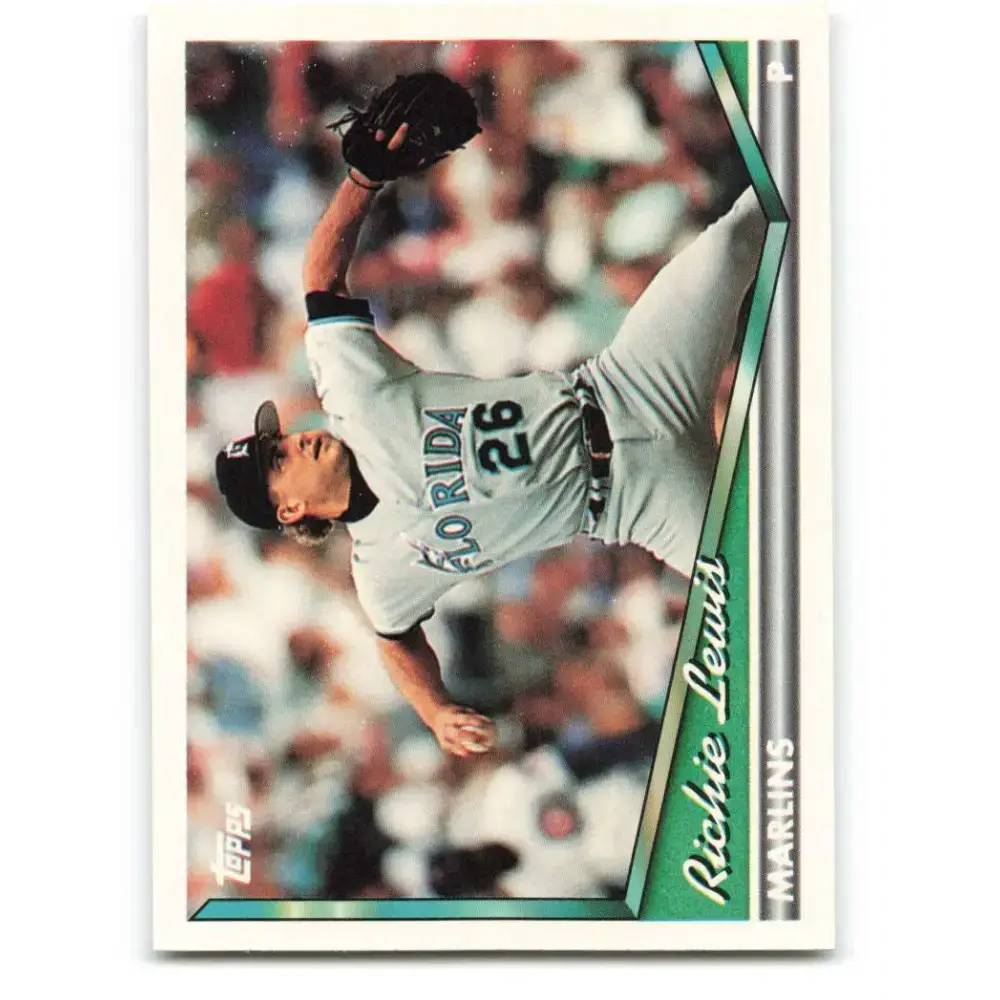 1994 Topps #47 Richie Lewis EX Excellent Florida Marlins Baseball Card - Baseball Card Single
