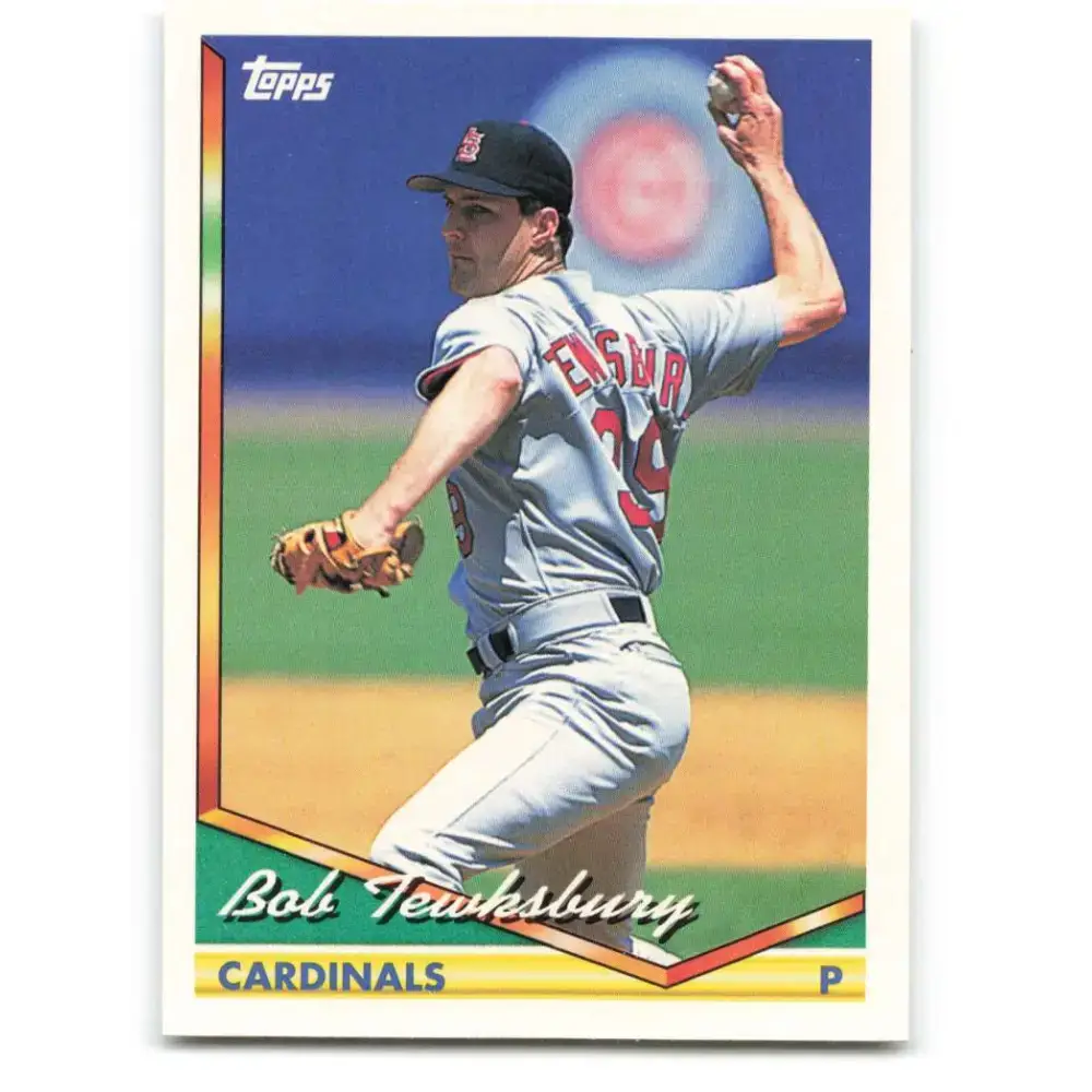 1994 Topps #473 Bob Tewksbury EX Excellent St. Louis Cardinals Baseball Card - Baseball Card Single