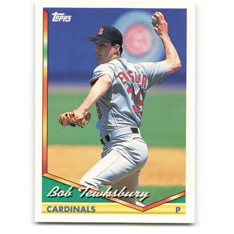 1994 Topps #473 Bob Tewksbury EX Excellent St. Louis Cardinals Baseball Card - Baseball Card Single