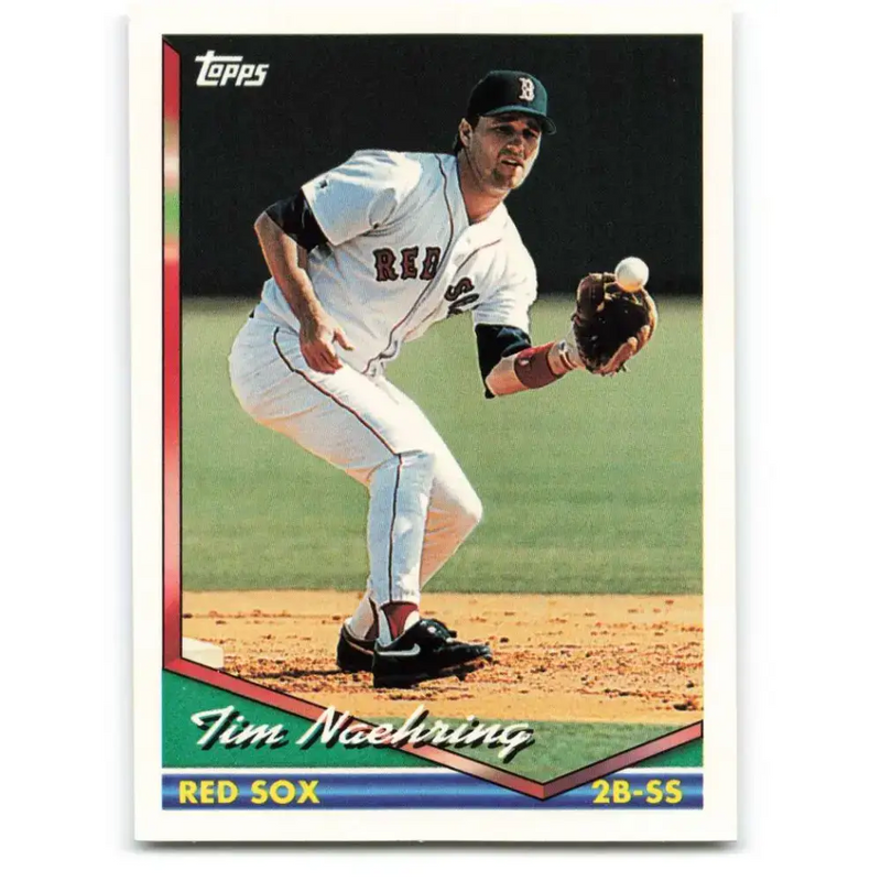 1994 Topps #474 Tim Naehring EX Excellent Boston Red Sox Baseball Card - Baseball Card Single
