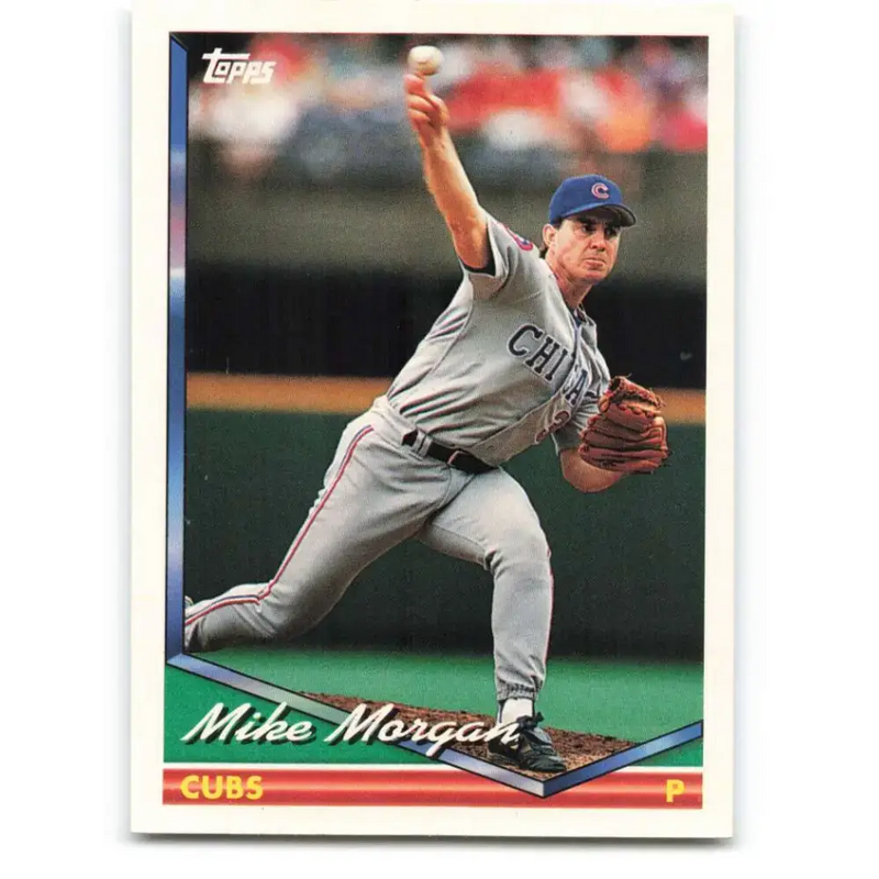 1994 Topps #479 Mike Morgan EX Excellent Chicago Cubs Baseball Card - Baseball Card Single