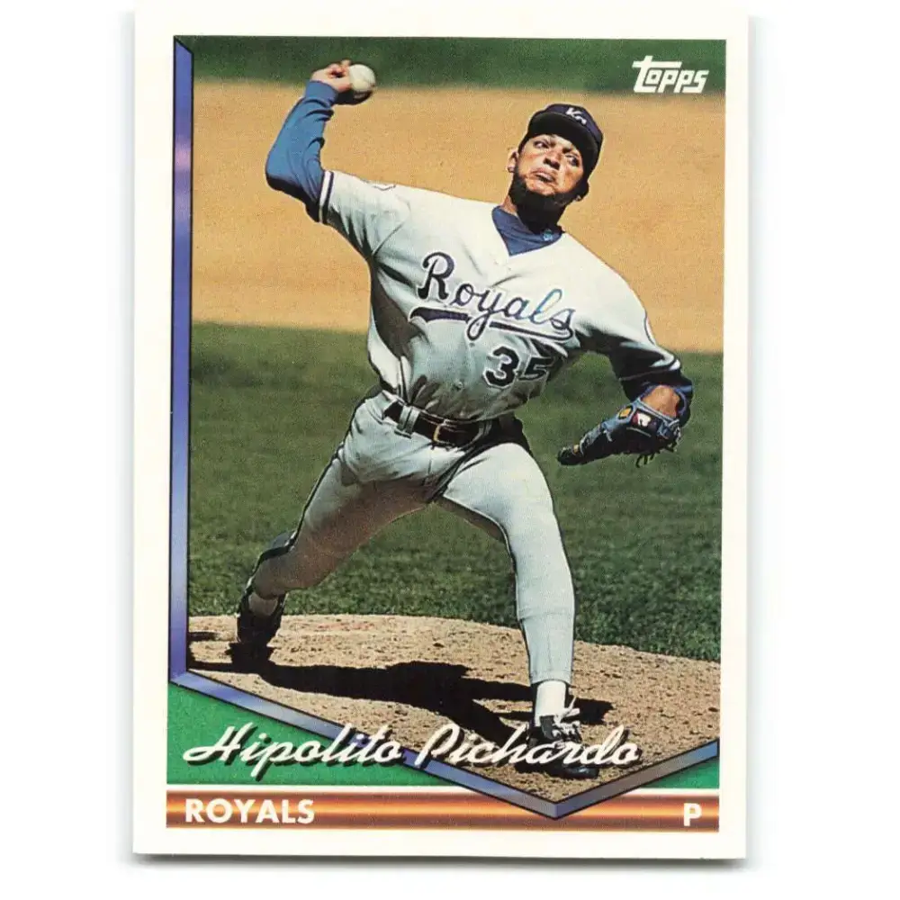 1994 Topps #482 Hipolito Pichardo EX Excellent Kansas City Royals Baseball Card - Baseball Card Single