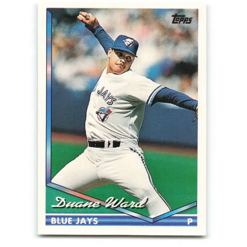 1994 Topps #483 Duane Ward EX Excellent Toronto Blue Jays Baseball Card - Baseball Card Single