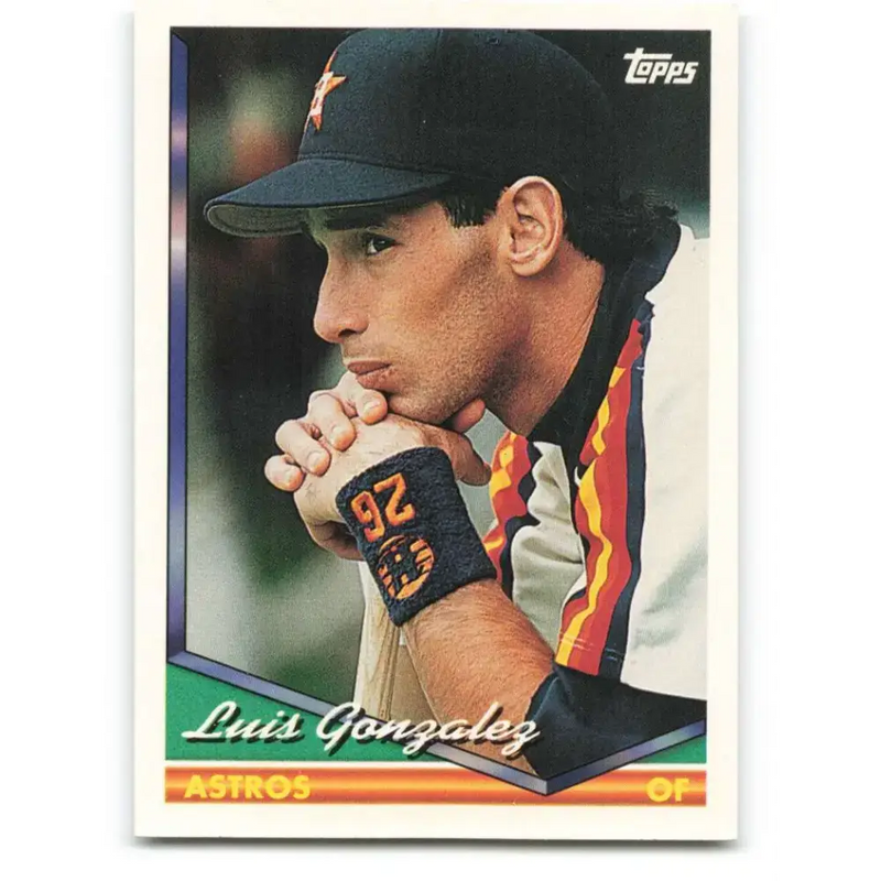 1994 Topps #484 Luis Gonzalez EX Excellent Houston Astros Baseball Card