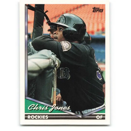 1994 Topps #496 Chris Jones EX Excellent Colorado Rockies Baseball Card