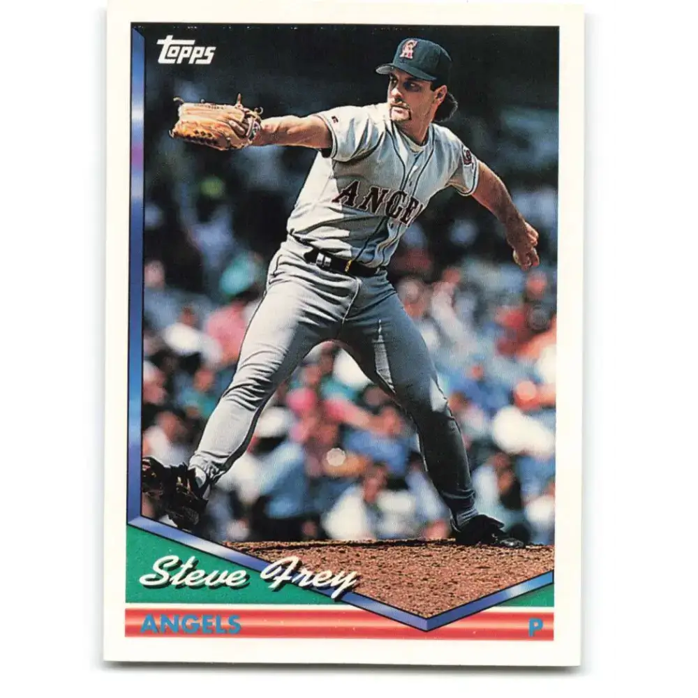 1994 Topps #503 Steve Frey EX Excellent California Angels Baseball Card - Baseball Card Single