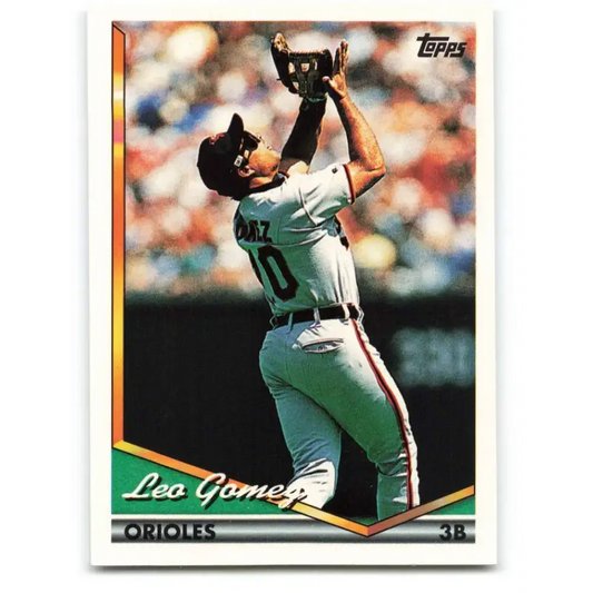1994 Topps #506 Leo Gomez EX Excellent Baltimore Orioles Baseball Card - Baseball Card Single