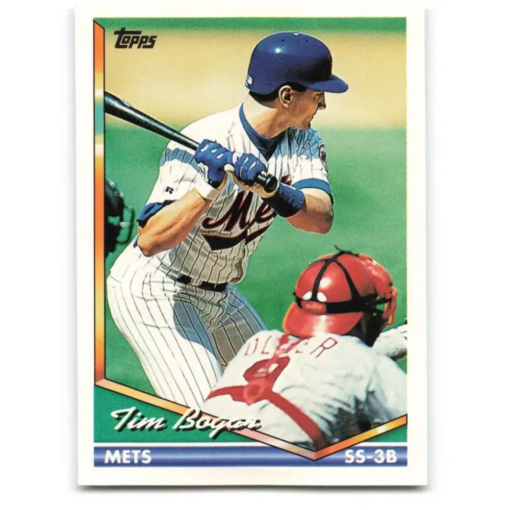 1994 Topps #509 Tim Bogar EX Excellent New York Mets Baseball Card - Baseball Card Single