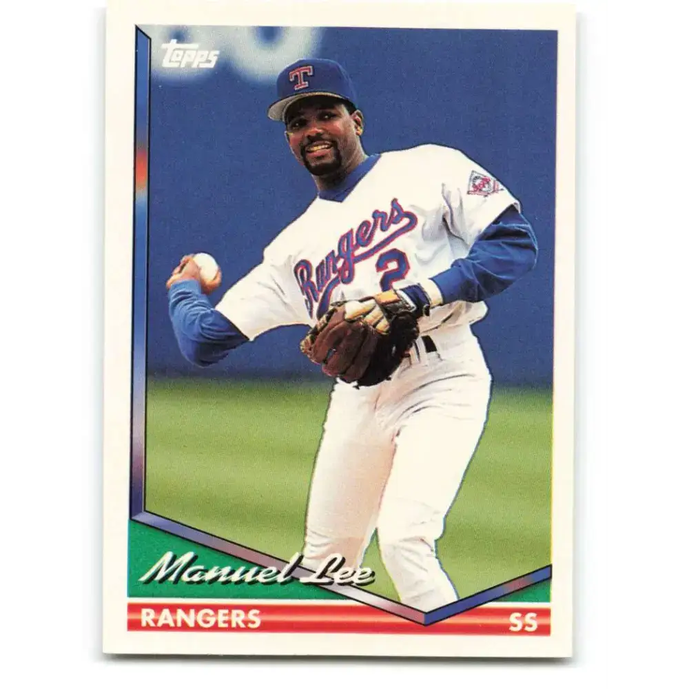 1994 Topps #51 Manuel Lee EX Excellent Texas Rangers Baseball Card - Baseball Card Single