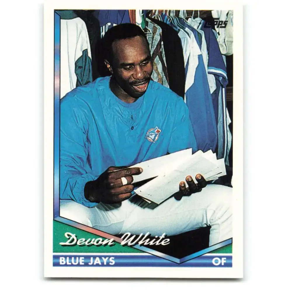 1994 Topps #511 Devon White EX Excellent Toronto Blue Jays Baseball Card - Baseball Card Single