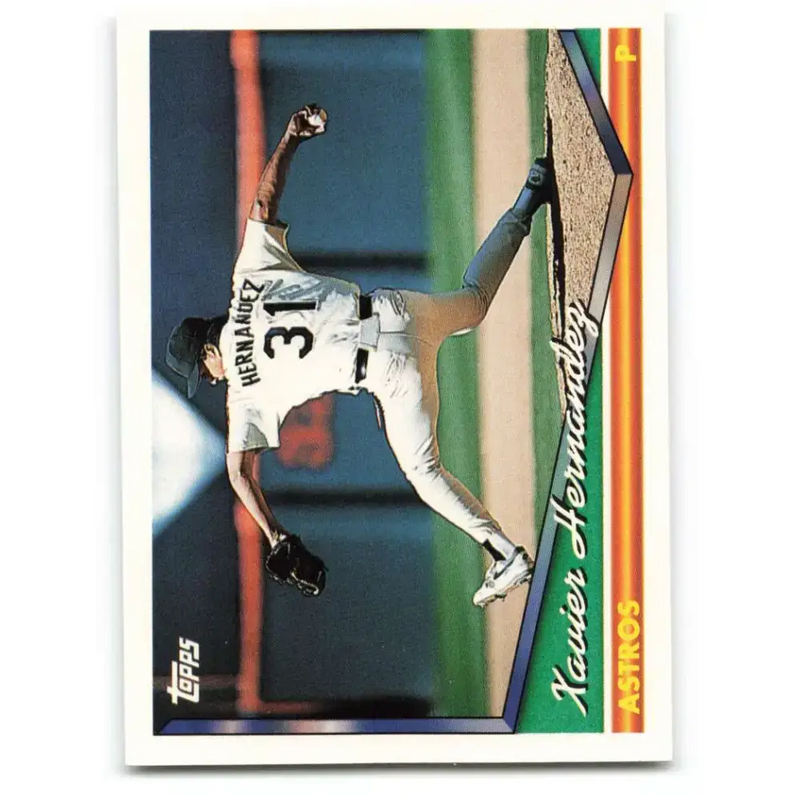 1994 Topps #512 Xavier Hernandez EX Excellent Houston Astros Baseball Card - Baseball Card Single