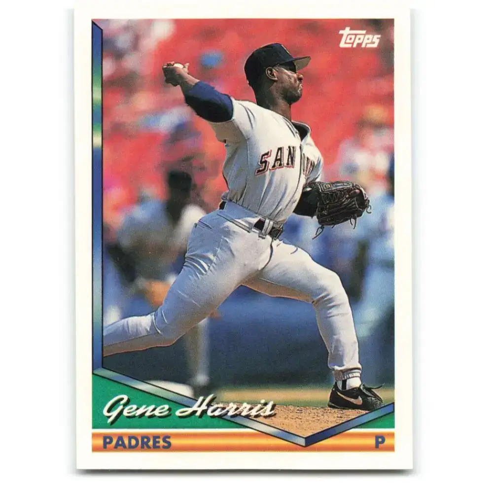 1994 Topps #514 Gene Harris EX Excellent San Diego Padres Baseball Card - Baseball Card Single