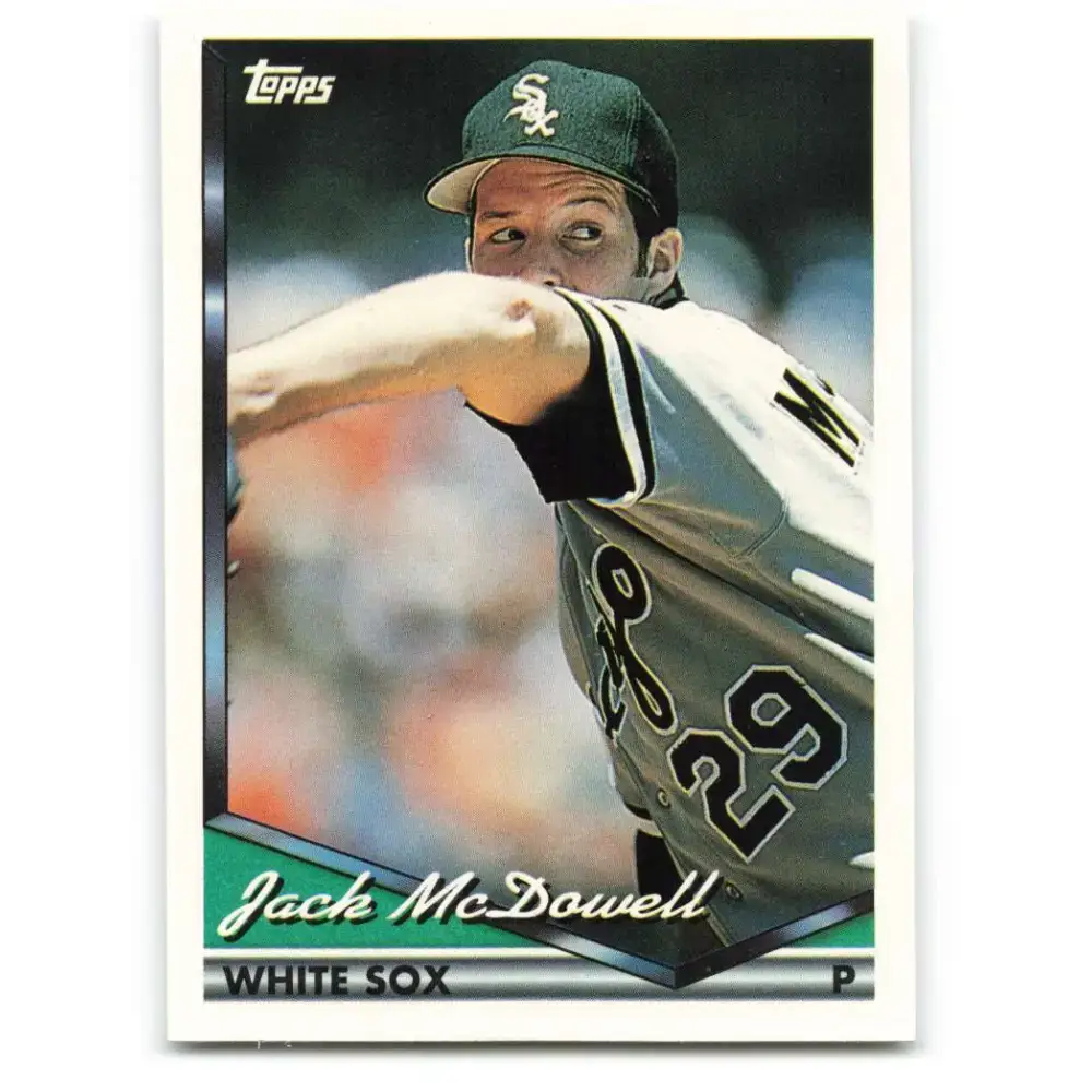 1994 Topps #515 Jack McDowell EX Excellent Chicago White Sox Baseball Card - Baseball Card Single