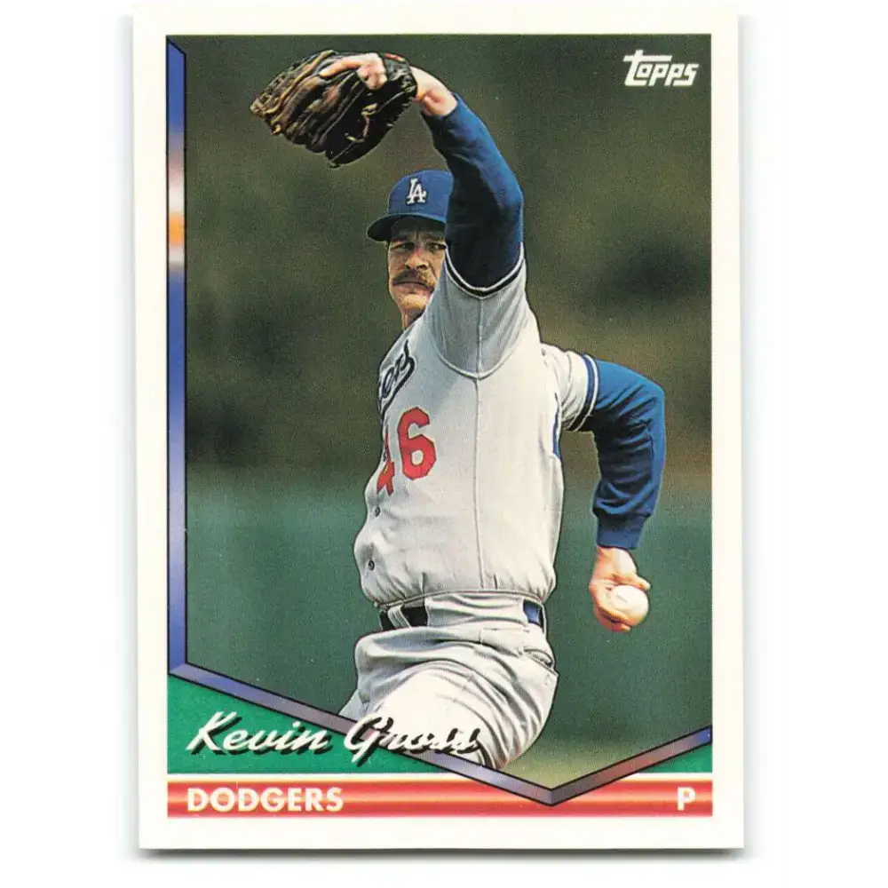 1994 Topps #516 Kevin Gross EX Excellent Los Angeles Dodgers Baseball Card - Baseball Card Single