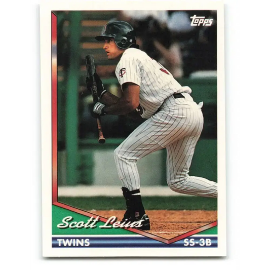 1994 Topps #517 Scott Leius EX Excellent Minnesota Twins Baseball Card