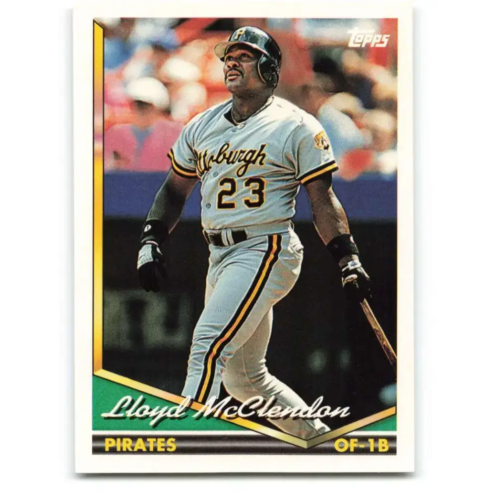 1994 Topps #518 Lloyd McClendon EX Excellent Pittsburgh Pirates Baseball Card - Baseball Card Single