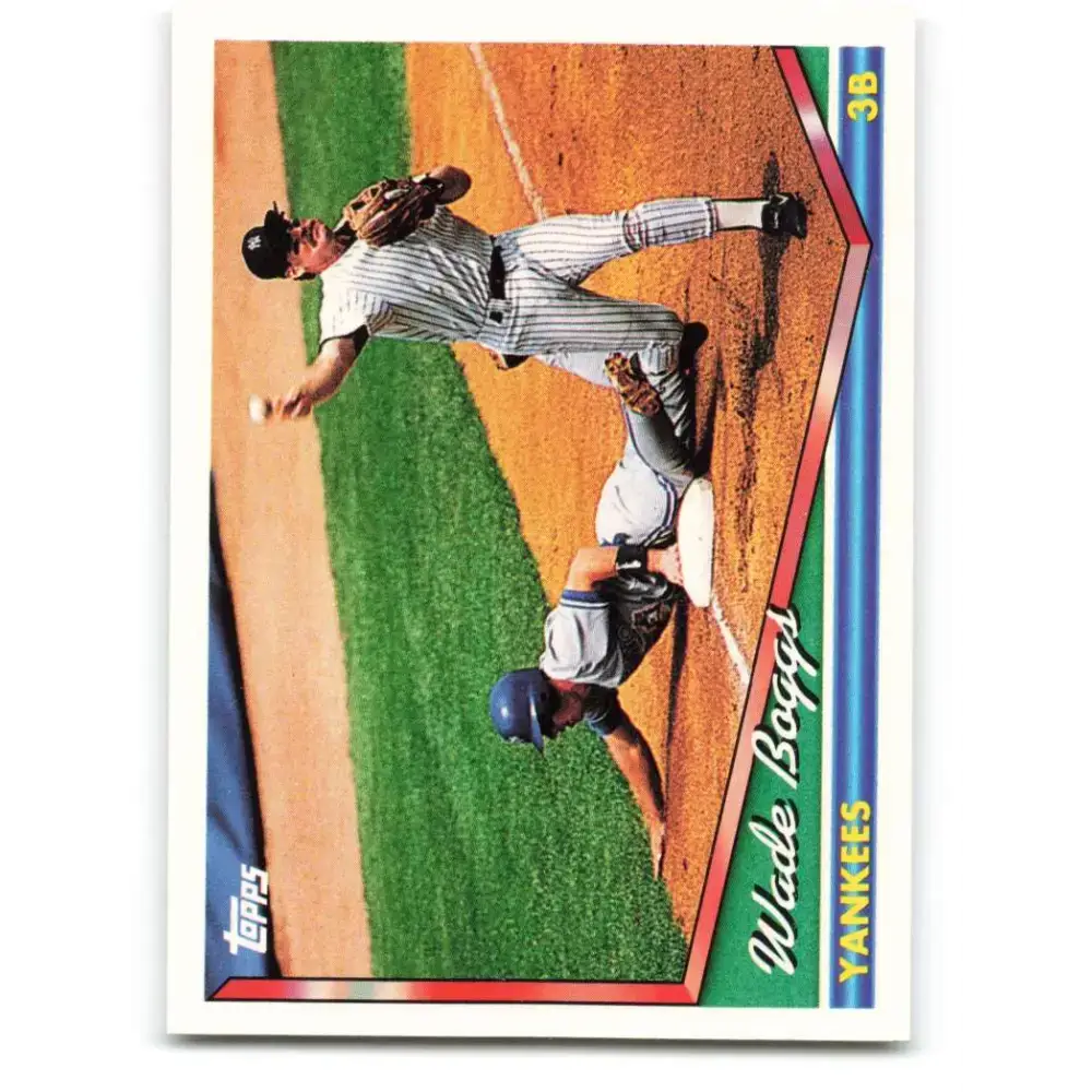 1994 Topps #520 Wade Boggs EX Excellent New York Yankees Baseball Card - Baseball Card Single