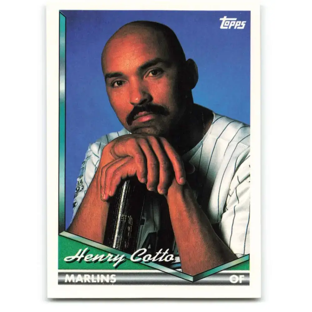 1994 Topps #522 Henry Cotto EX Excellent Florida Marlins Baseball Card - Baseball Card Single