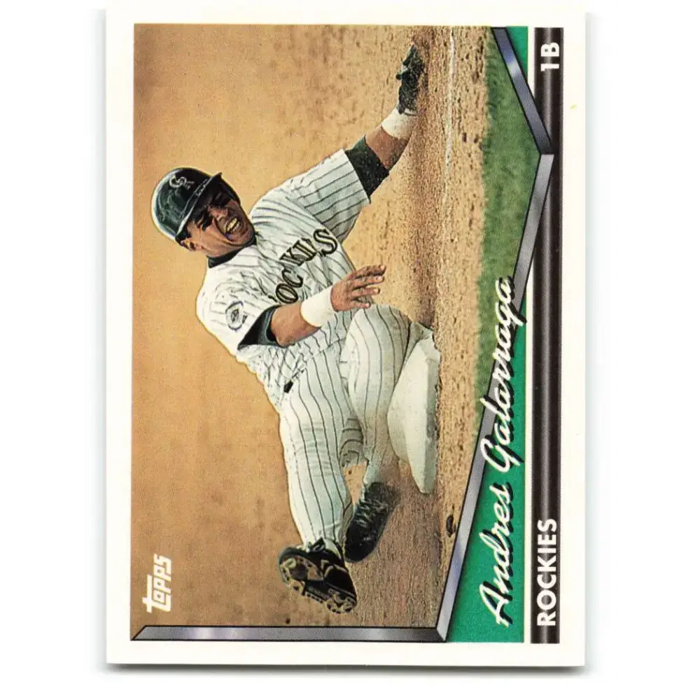 1994 Topps #525 Andres Galarraga EX Excellent Colorado Rockies Baseball Card - Baseball Card Single