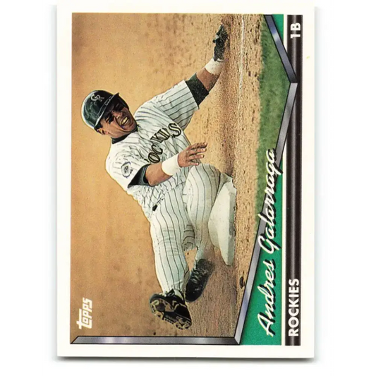 1994 Topps #525 Andres Galarraga EX Excellent Colorado Rockies Baseball Card