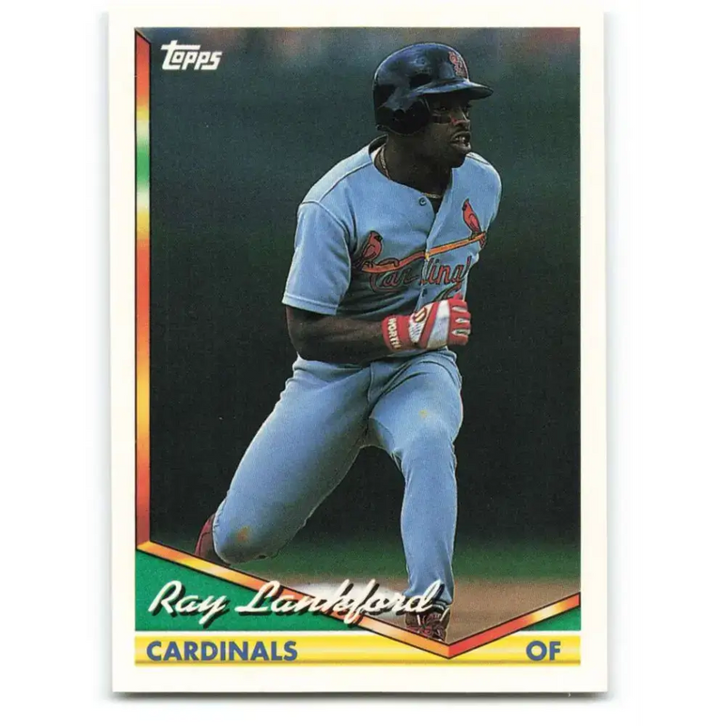 1994 Topps #530 Ray Lankford EX Excellent St. Louis Cardinals Baseball Card - Baseball Card Single