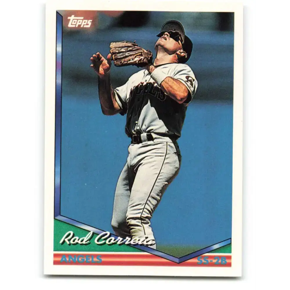 1994 Topps #532 Rod Correia EX Excellent California Angels Baseball Card - Baseball Card Single