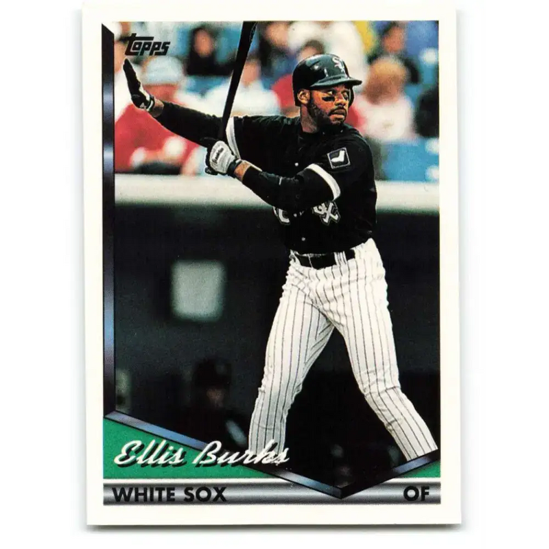 1994 Topps #538 Ellis Burks EX Excellent Chicago White Sox Baseball Card - Baseball Card Single