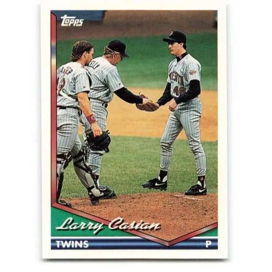 1994 Topps #543 Larry Casian EX Excellent Minnesota Twins Baseball Card