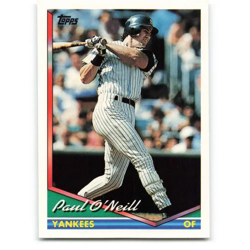 1994 Topps #546 Paul O’Neill EX Excellent New York Yankees Baseball Card - Baseball Card Single
