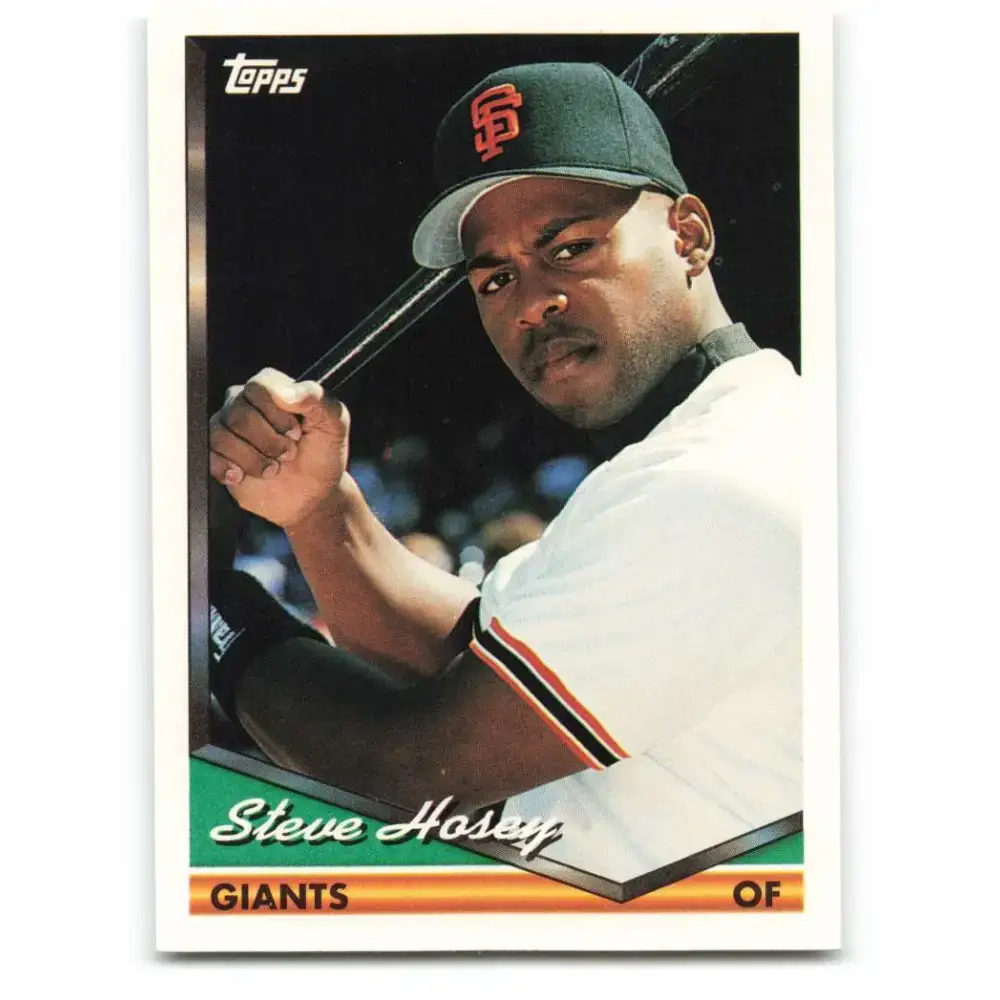 1994 Topps #547 Steve Hosey EX Excellent San Francisco Giants Baseball Card - Baseball Card Single