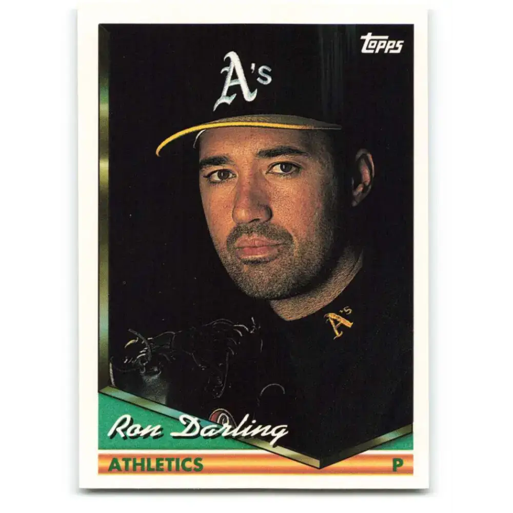1994 Topps #549 Ron Darling EX Excellent Oakland Athletics Baseball Card - Baseball Card Single