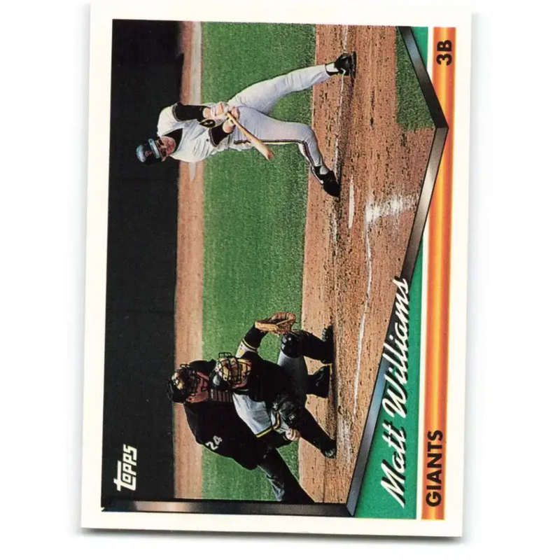 1994 Topps #550 Matt Williams EX Excellent San Francisco Giants Baseball Card - Baseball Card Single