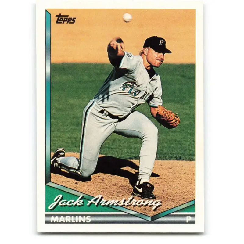 1994 Topps #551 Jack Armstrong EX Excellent Florida Marlins Baseball Card - Baseball Card Single