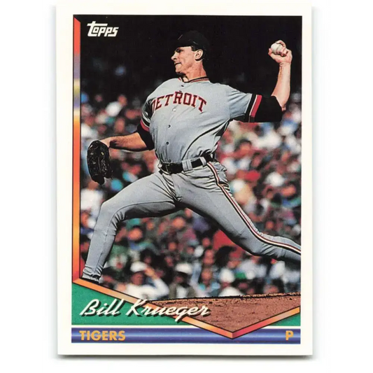 1994 Topps #552 Bill Krueger EX Excellent Detroit Tigers Baseball Card