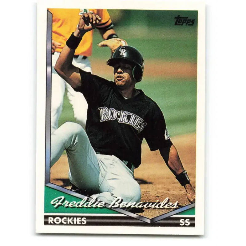 1994 Topps #553 Freddie Benavides EX Excellent Colorado Rockies Baseball Card - Baseball Card Single