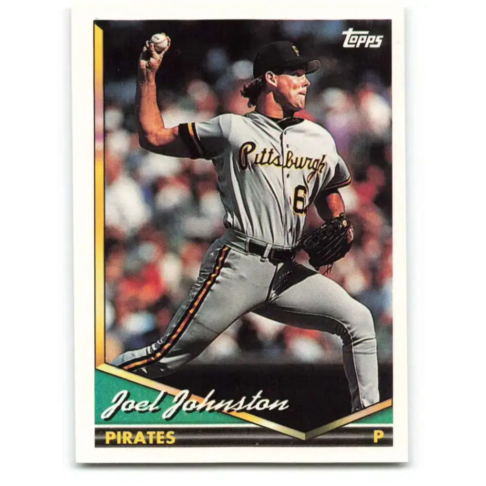 1994 Topps #557 Joel Johnston EX Excellent Pittsburgh Pirates Baseball Card - Baseball Card Single