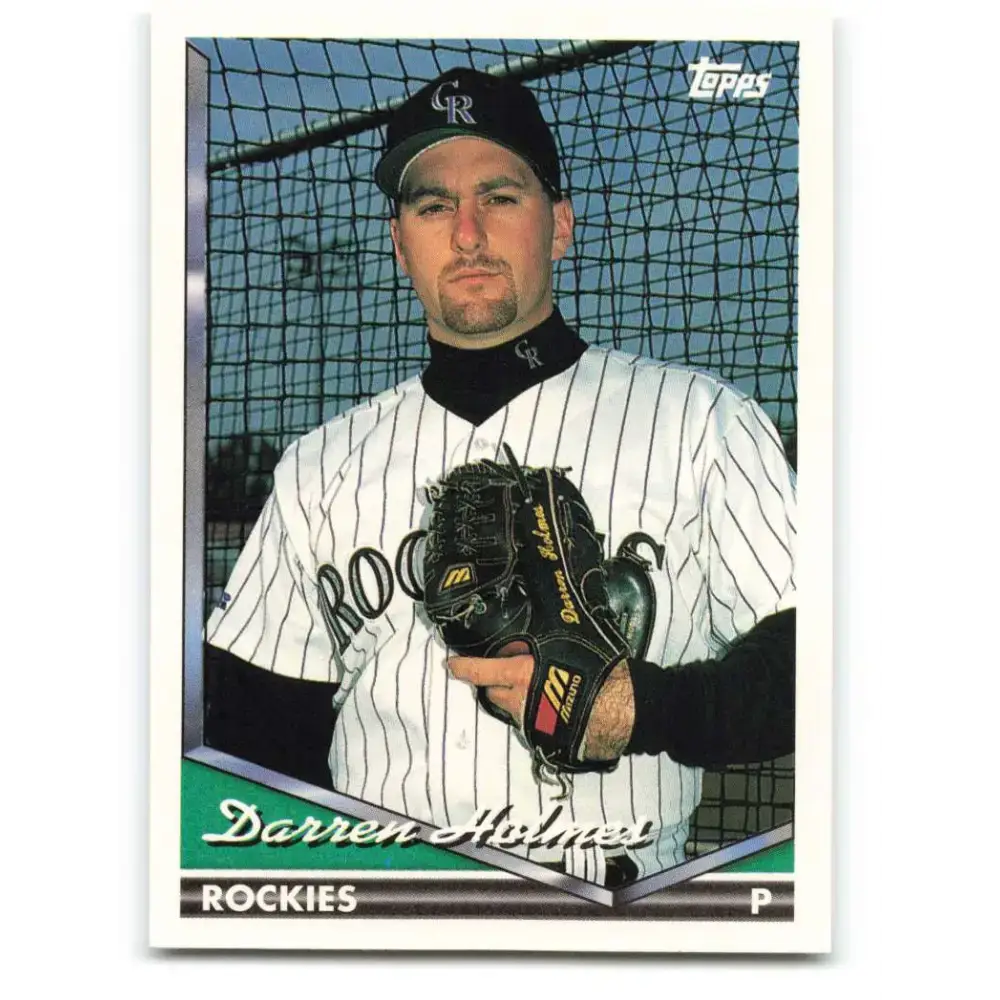 1994 Topps #562 Darren Holmes EX Excellent Colorado Rockies Baseball Card - Baseball Card Single