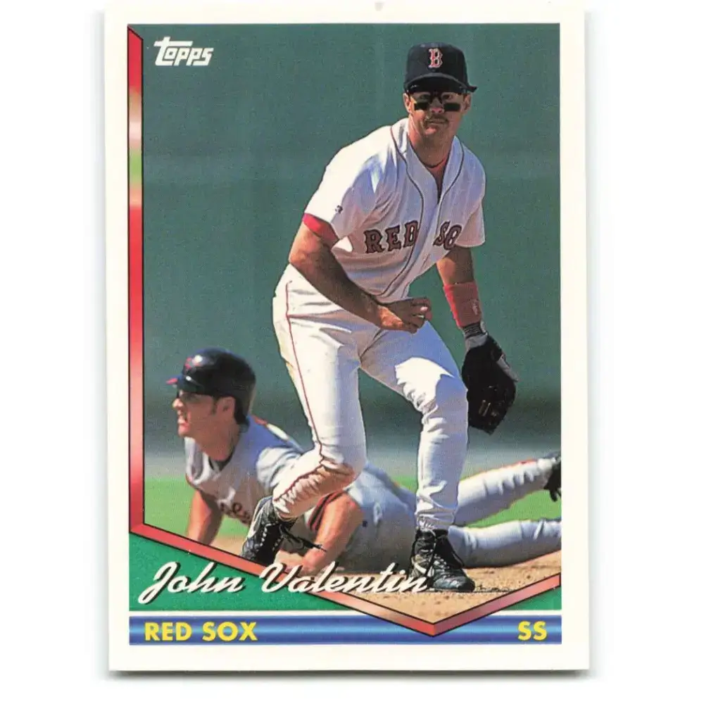 1994 Topps #568 John Valentin EX Excellent Boston Red Sox Baseball Card - Baseball Card Single