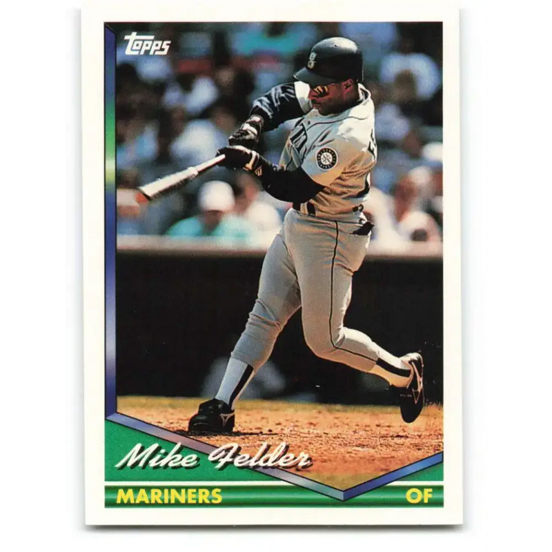 1994 Topps #569 Mike Felder EX Excellent Seattle Mariners Baseball Card - Baseball Card Single